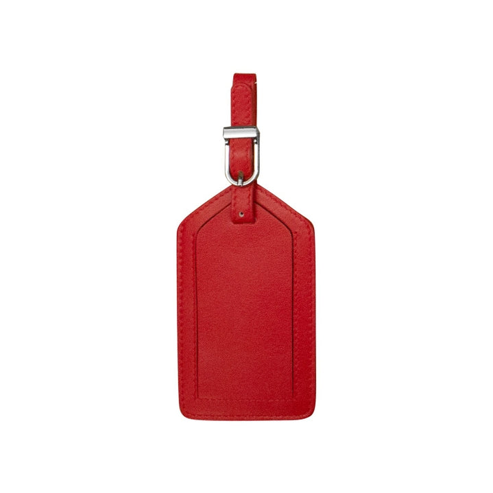 leather luggage tag