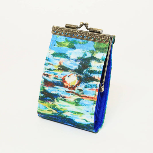 RFID card wallet | Monet Water Lillies