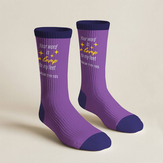 Men's Crew Socks | Lamp to My Feet