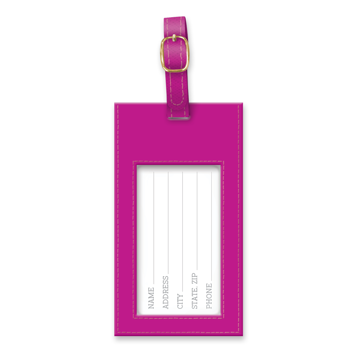 Vegan Leather Luggage Tag | African Globetrotter