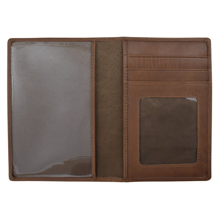 Leather RFID Passport Wallet | Toffee