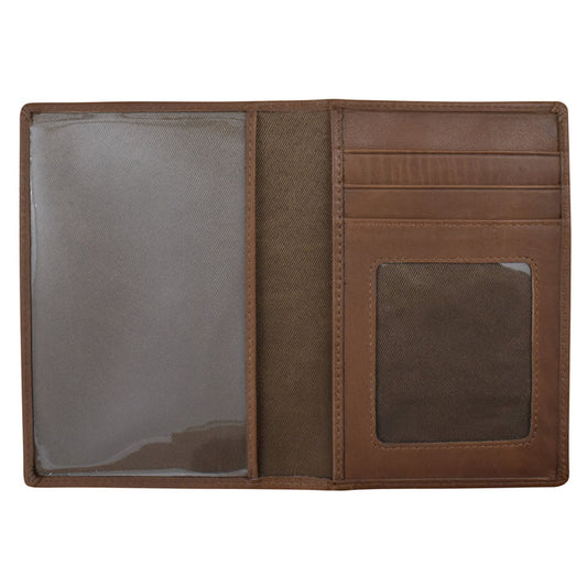 Leather RFID Passport Wallet | Toffee