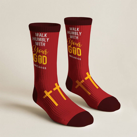Men's Crew Socks | Walk Humbly