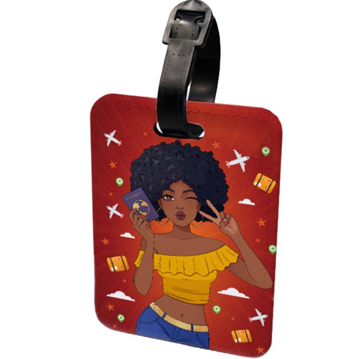 fashion luggage tag | Catching Flights