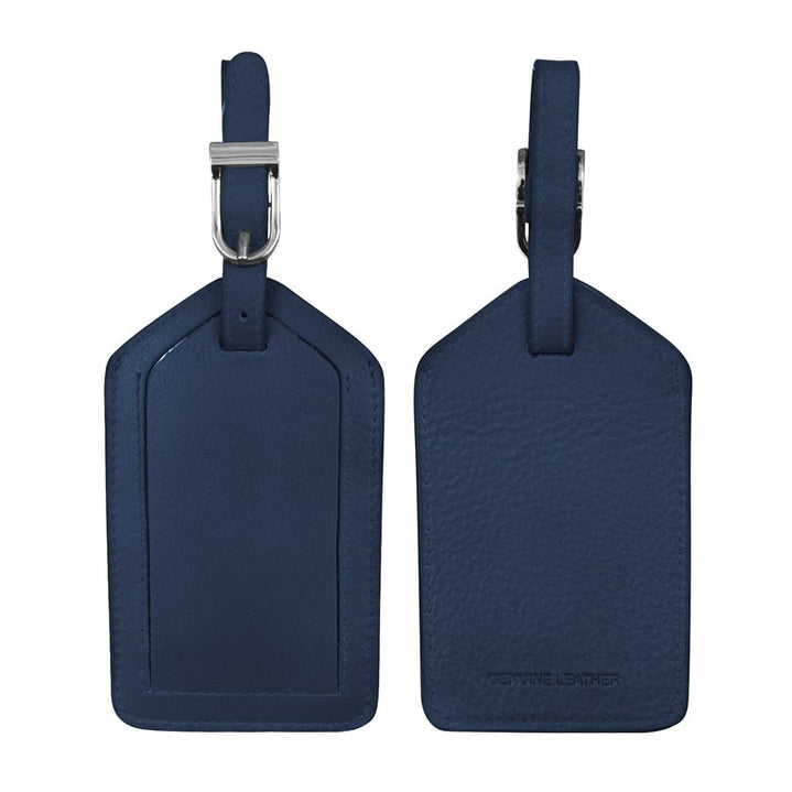 leather luggage tag