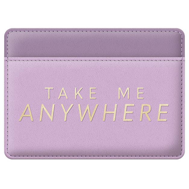 Lady Jayne Vegan Leather Statement Card Wallet | Anywhere