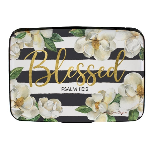 African American Expressions RFID Card Holder | Blessed Magnolia