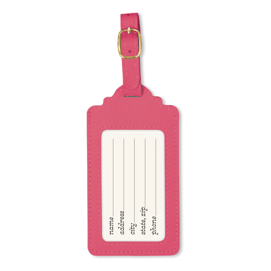 Fashion Luggage Tag | Coral