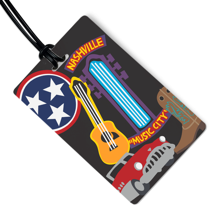 fashion luggage tag | Nashville