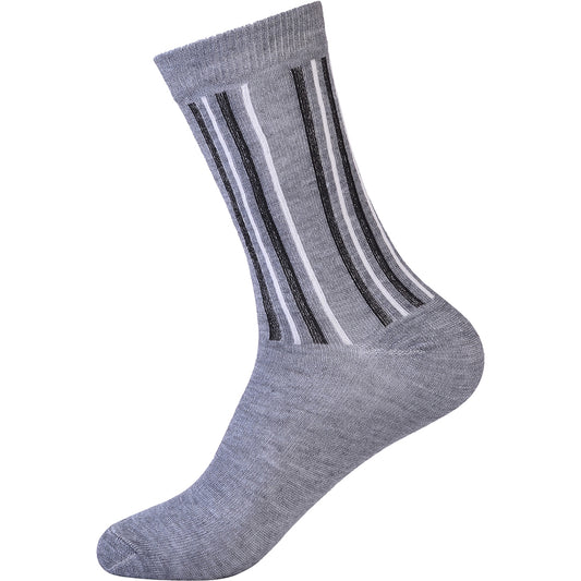 5-Pair Set Men's Crew Socks | Variegated