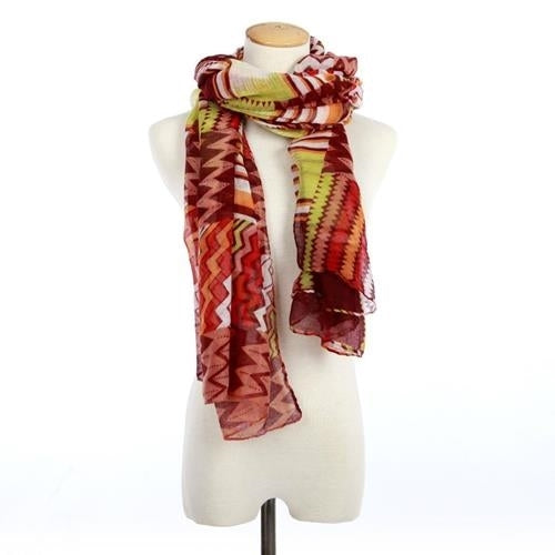 lightweight print scarf | Ziggy