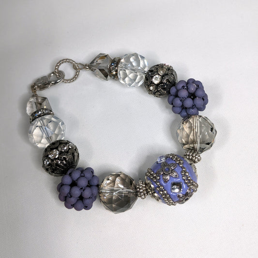 handmade beaded bracelet | Grape Soda