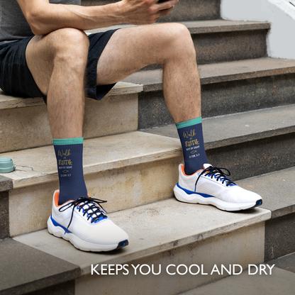 Men's Crew Socks | Walk by Faith