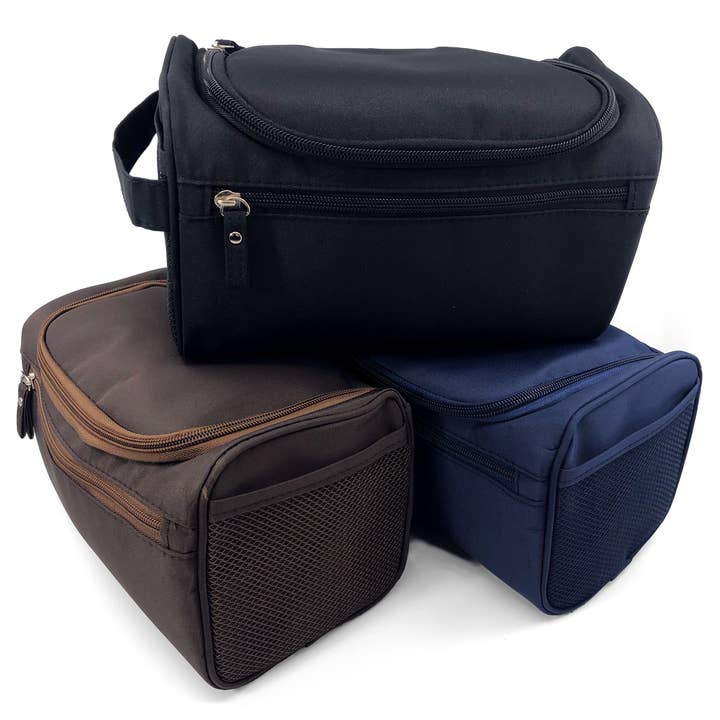 Men's Large Nylon Hanging Toiletry Bag