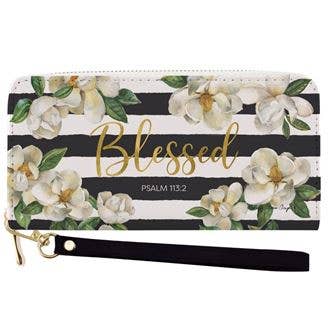 African American Expressions Long Clutch Wallet | Blessed Magnolia