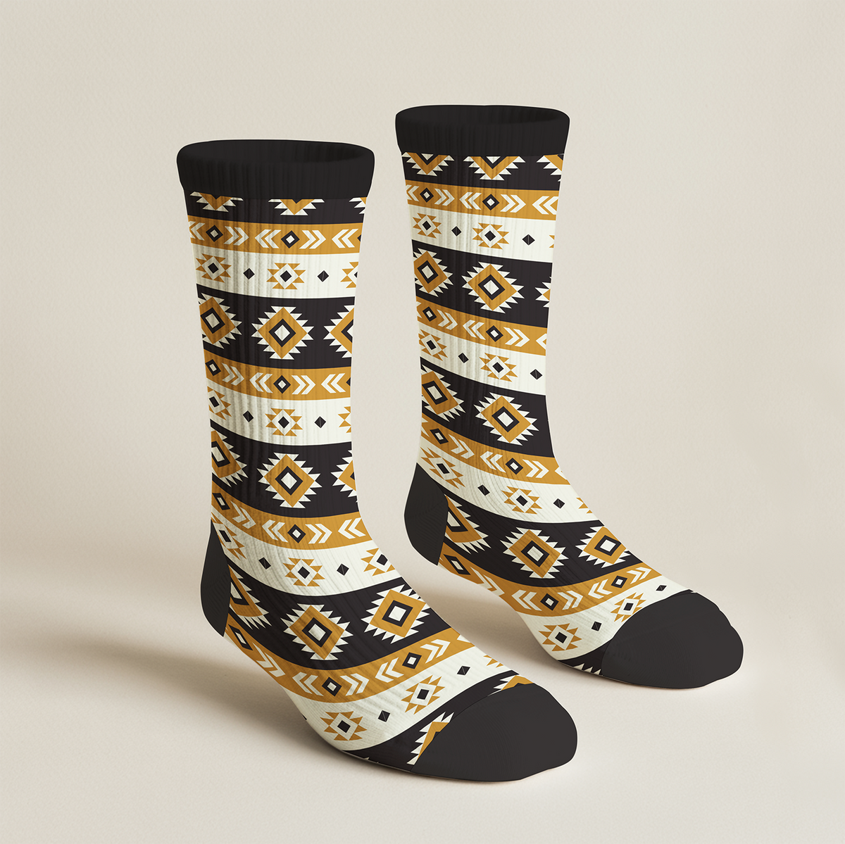 Men's Crew Socks | Kuba Black