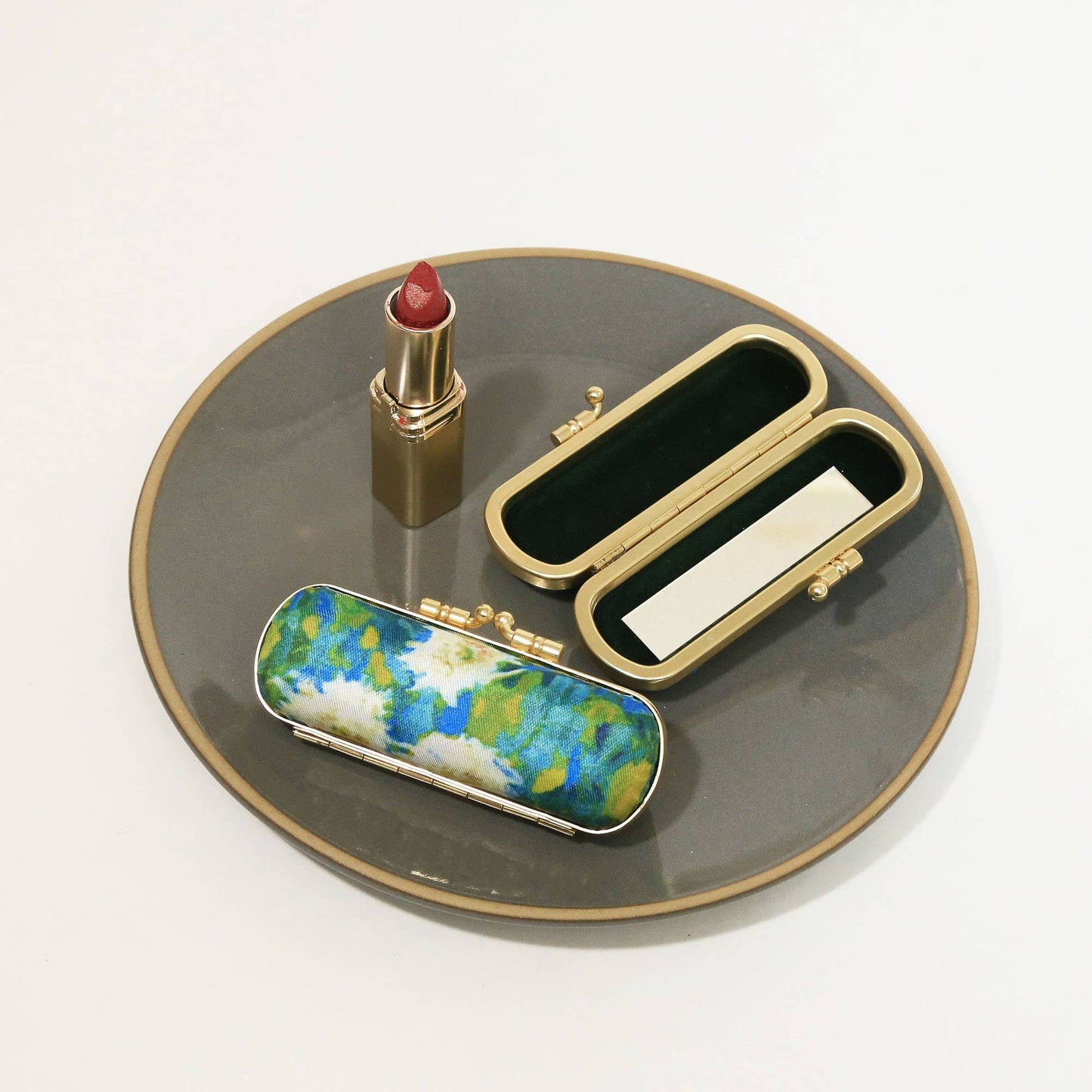lipstick case w/ mirror | Klimt's Flower Farm