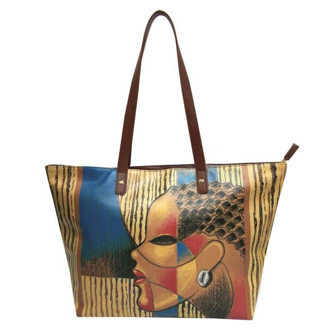 graphic tote handbag | Composite of a Woman