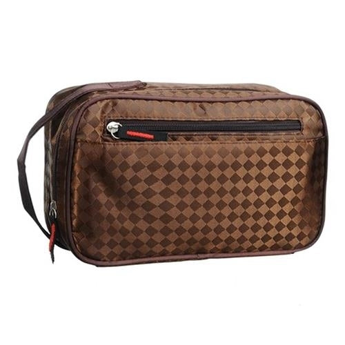 Men's Patterned Toiletry Bag