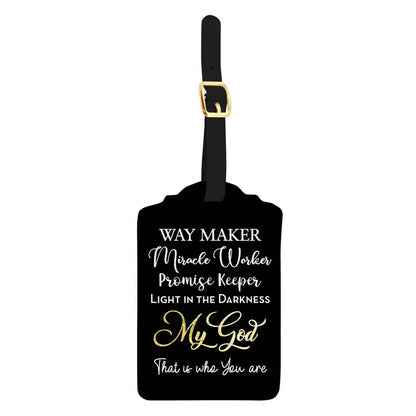 African American Expressions Luggage Tag Set | Way Maker