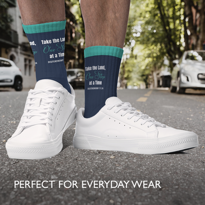 Men's Crew Socks | One Step At A Time