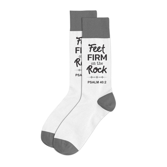 Men's Crew Socks | Firm On The Rock