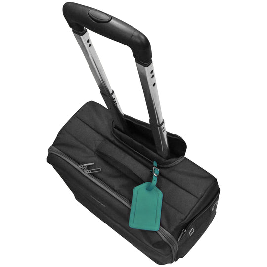 Leather Luggage Tag | Aqua