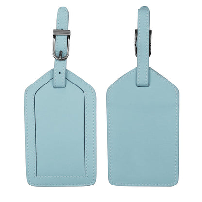 Leather Luggage Tag | Chambray