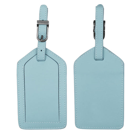 Leather Luggage Tag | Chambray