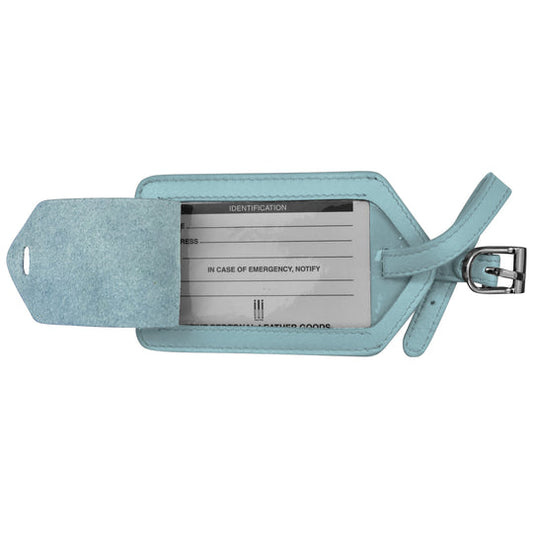Leather Luggage Tag | Chambray