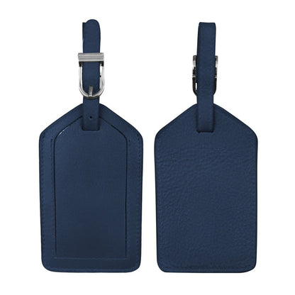 Leather Luggage Tag | Classic Navy