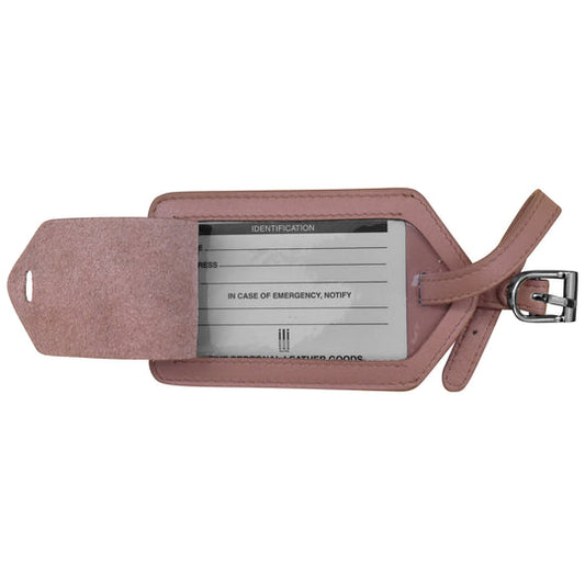 Leather Luggage Tag | Mauve