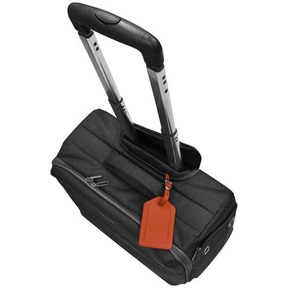 Leather Luggage Tag | Orange