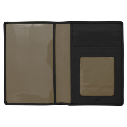 Leather Passport Wallet | Black
