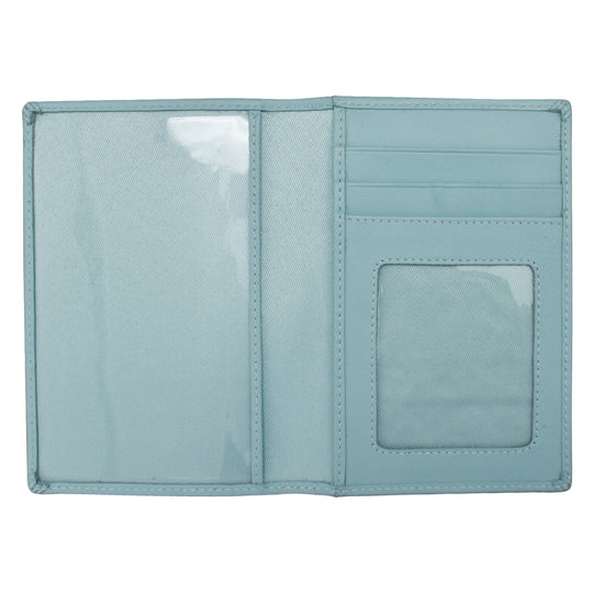 Leather Passport Wallet | Chambray
