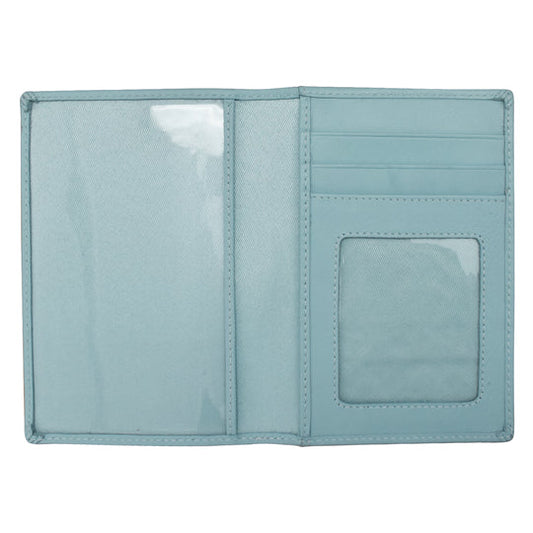 Leather Passport Wallet | Chambray