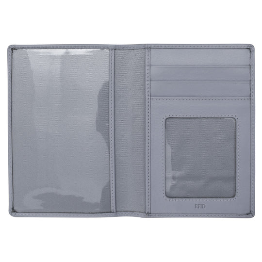Leather Passport Wallet | Lavender