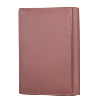 Leather Passport Wallet | Mauve