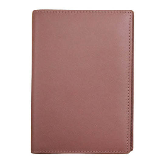 Leather Passport Wallet | Mauve