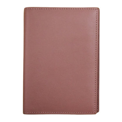 Leather Passport Wallet | Mauve