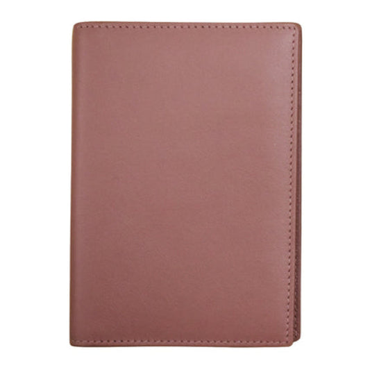 Leather Passport Wallet | Mauve