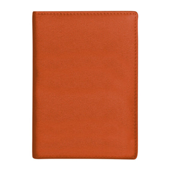Leather Passport Wallet | Orange