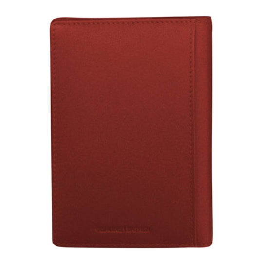 Leather Passport Wallet | Red