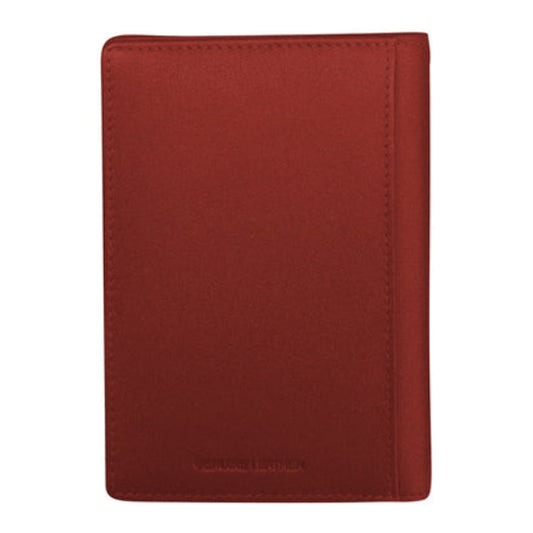 Leather RFID Passport Wallet | Red
