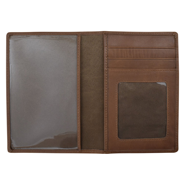 Leather RFID Passport Wallet | Toffee