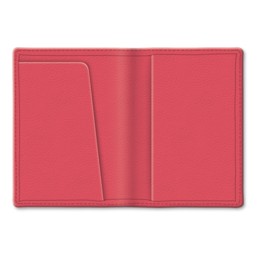 Fashion Passport Holder | Coral