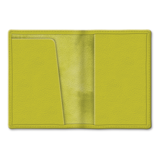 Fashion Passport Holder | Lime