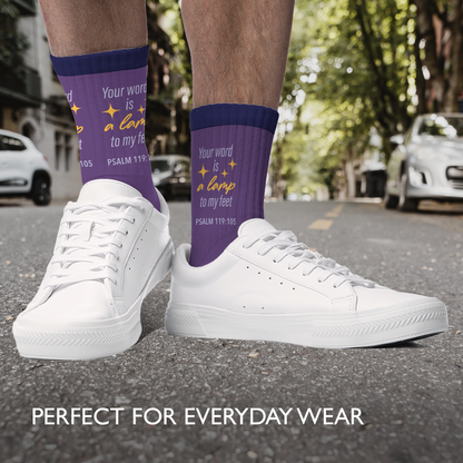 Men's Crew Socks | Lamp to My Feet