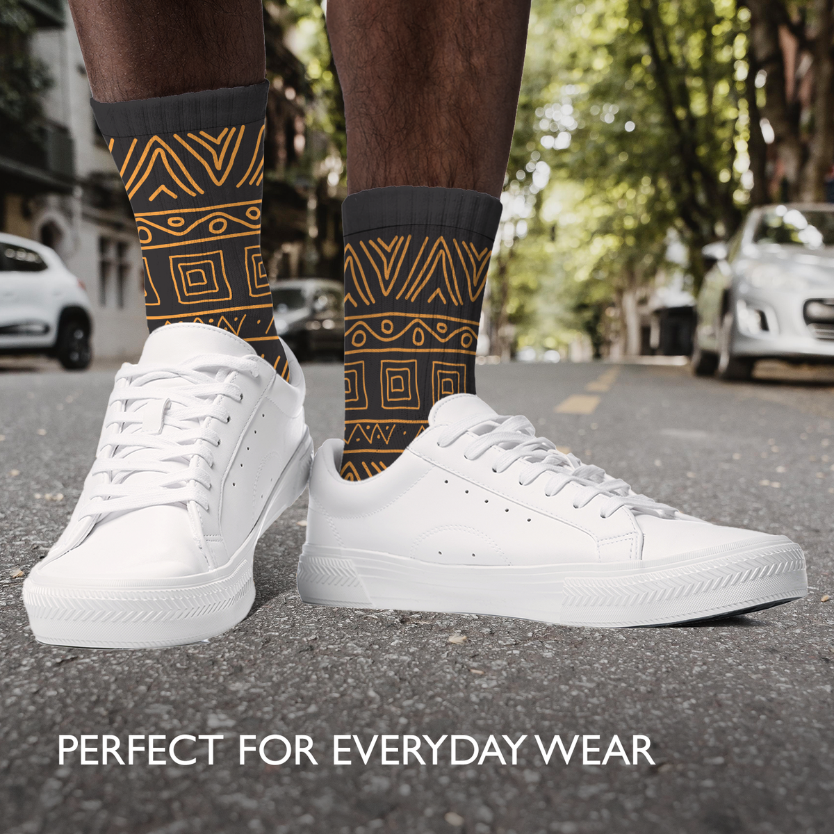 Men's Crew Socks | Zulu Black