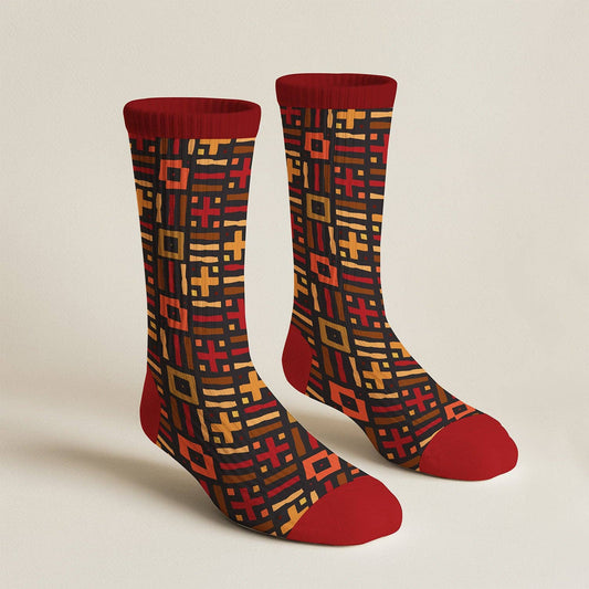 Men's Crew Socks | Kasai Red